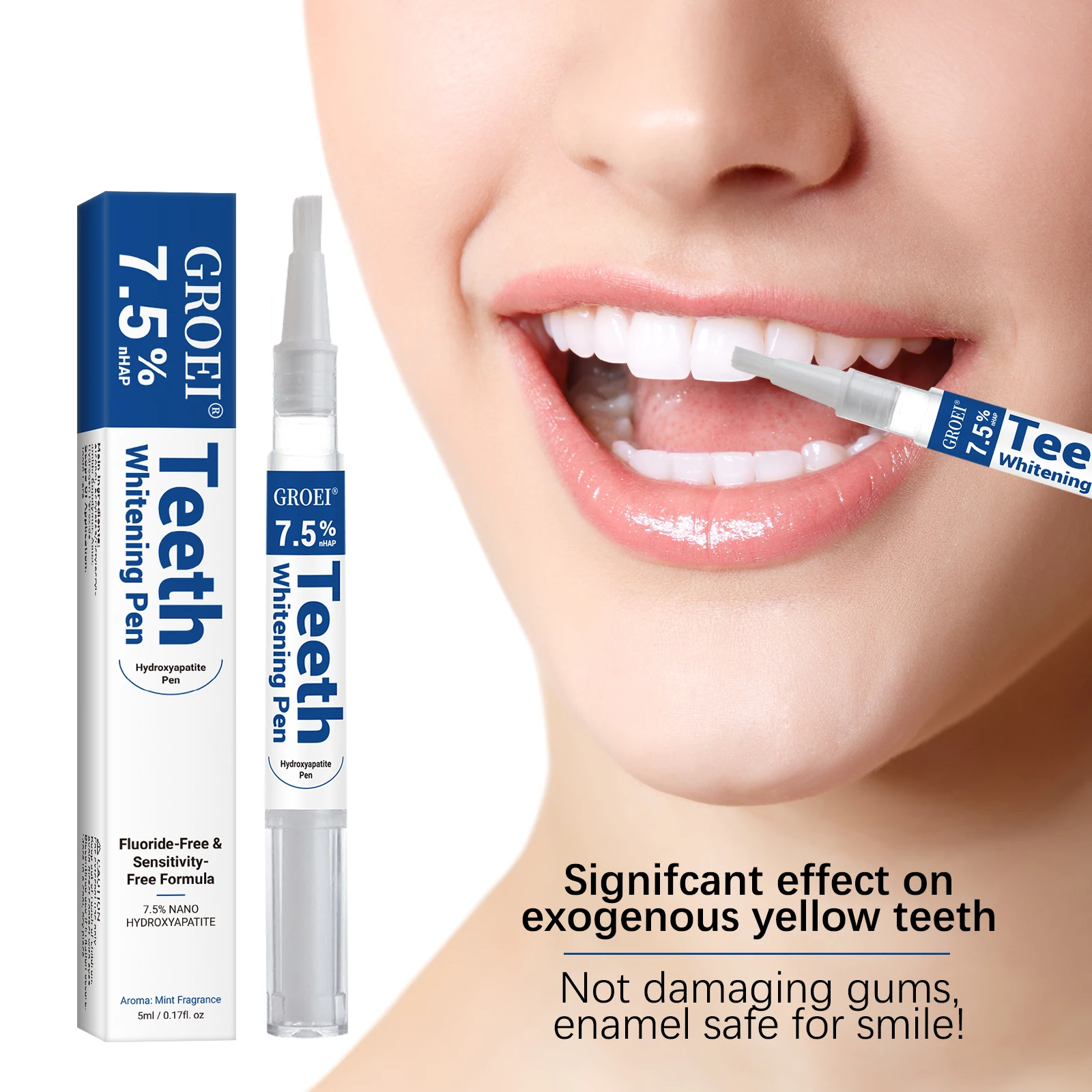 Teeth Whitening Clinic - Hidroksiapatit Diş Beyazlatma Kalemi Göz Kamaştırıcı