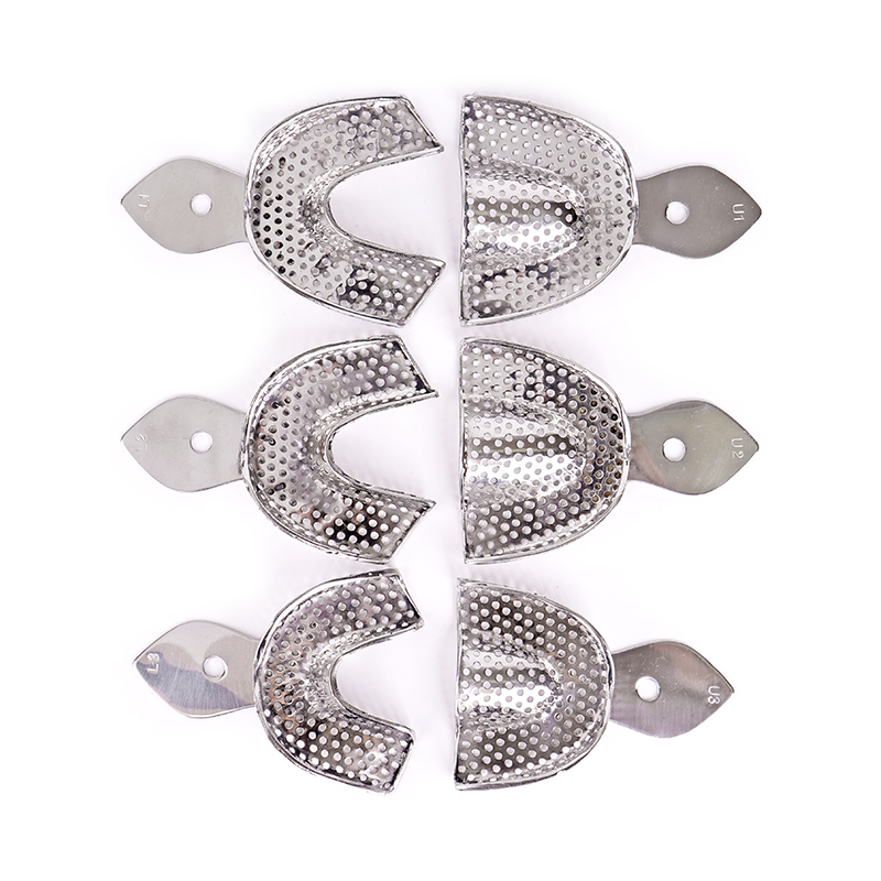 Teeth Whitening Trays - Paslanmaz Çelik Diş Ölçü Tepsisi Delikli