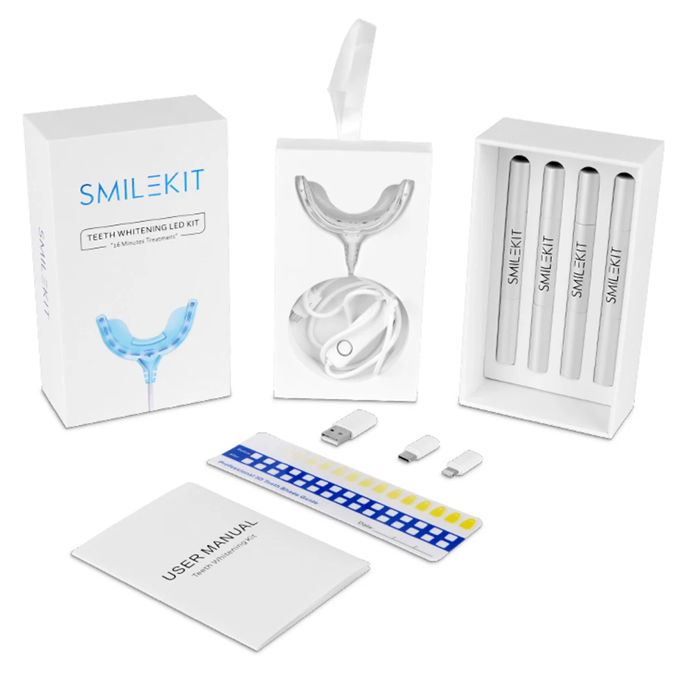 Teeth Whitening Laser - Akıllı Zamanlama 16 LED Soğuk Işık