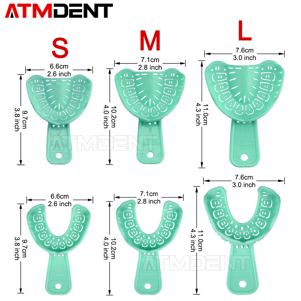 Teeth Whitening Trays - 6 adet/takım diş izlenim plastik tepsi