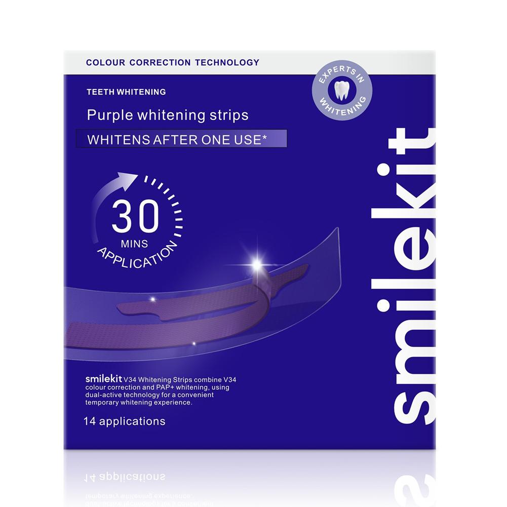 Teeth Whitening Quotes - ﻿ Smilekit Diş Beyazlatma Şeritleri Mor