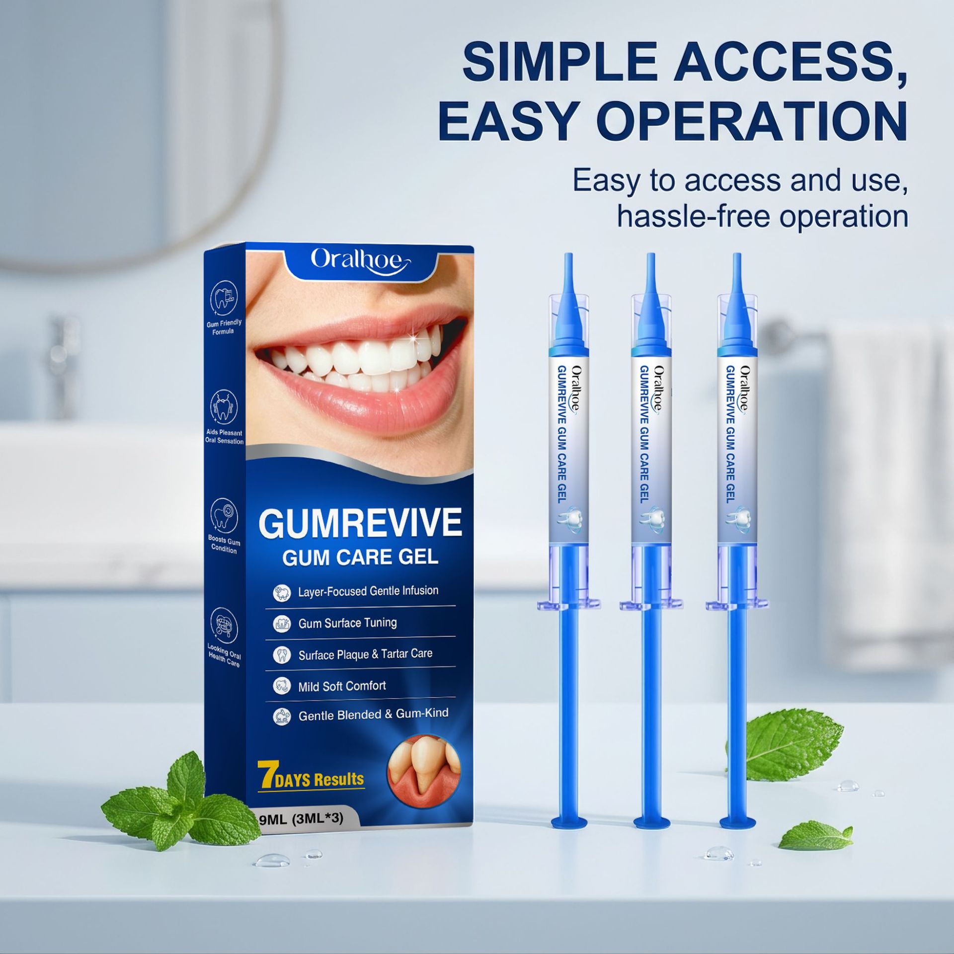 Teeth Whitening Gel Syringes - Diğer Adımlar: Diş Eti Bakım Jeli